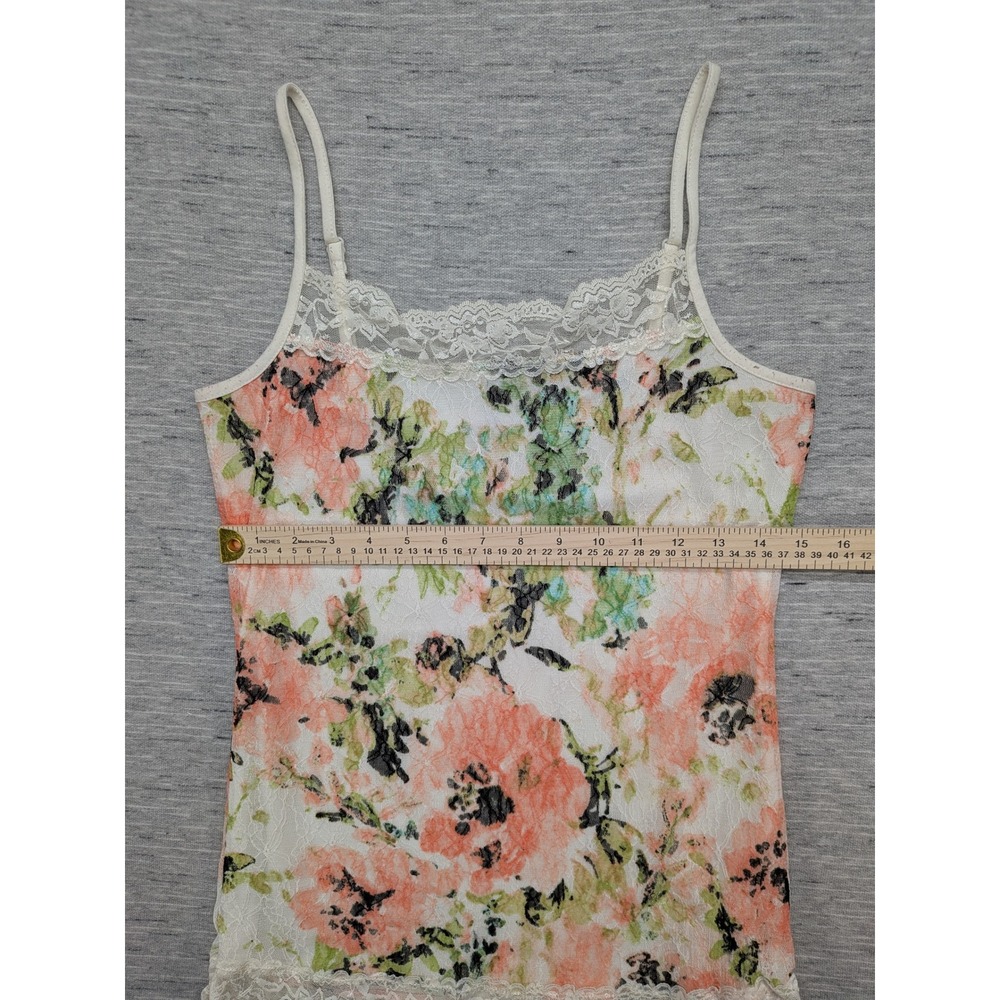 Y2K Maurices Floral Lace Cami Top Layering Medium Whimsical Fairy Romantic - Picture 3 of 9